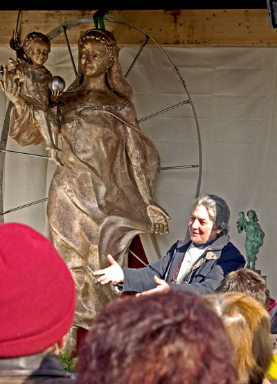 Serge Santucci - Sculpteur et Graveur - Notre Dame de L'Amiti - Chapelle de Lignou  Couterne Prs de la Station thermale de Bagnoles de l'Orne