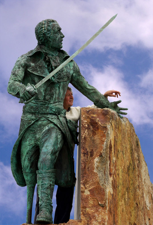 Serge Santucci - Sculpteur et Graveur - Le Corsaire de Granville - Plville Le Pelley